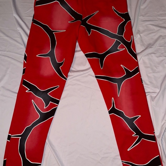 KDNK Sweatsuit Thorn Style Red/Black Men’s Size Small, Medium and Large - Picture 5 of 6